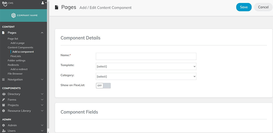 content components